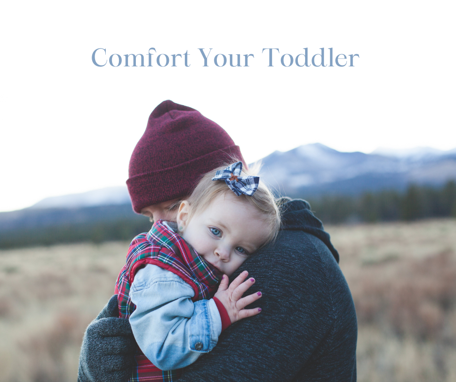Comforting your toddler during temper tantrums