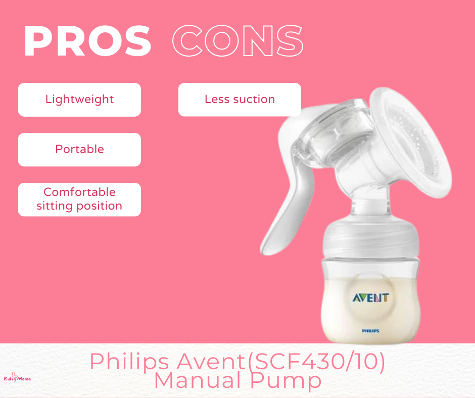 Philips Avent Manual Pros and cons