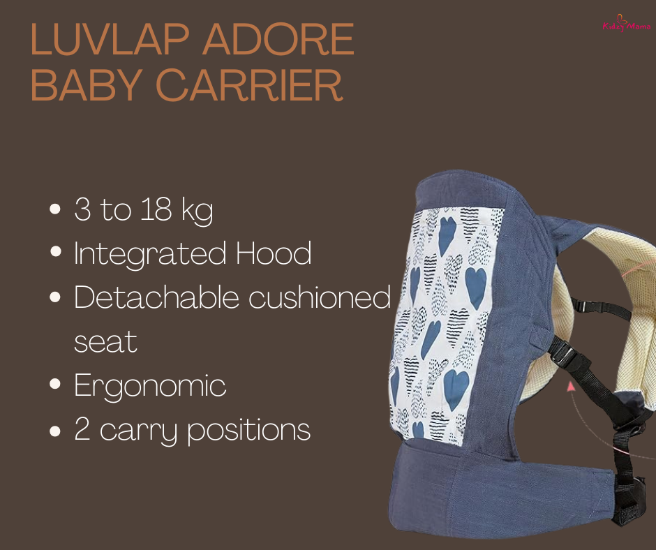 10 best baby carriers- Luvlap Adore